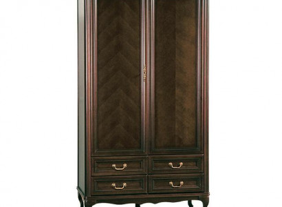 Kleiderschrank Schrank Italienische Möbel Holz Antik Style Echtholz Klassischer